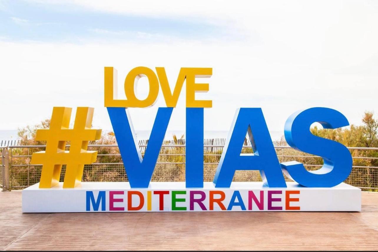 Mobilhome La Carabasse Vias Plage Dış mekan fotoğraf