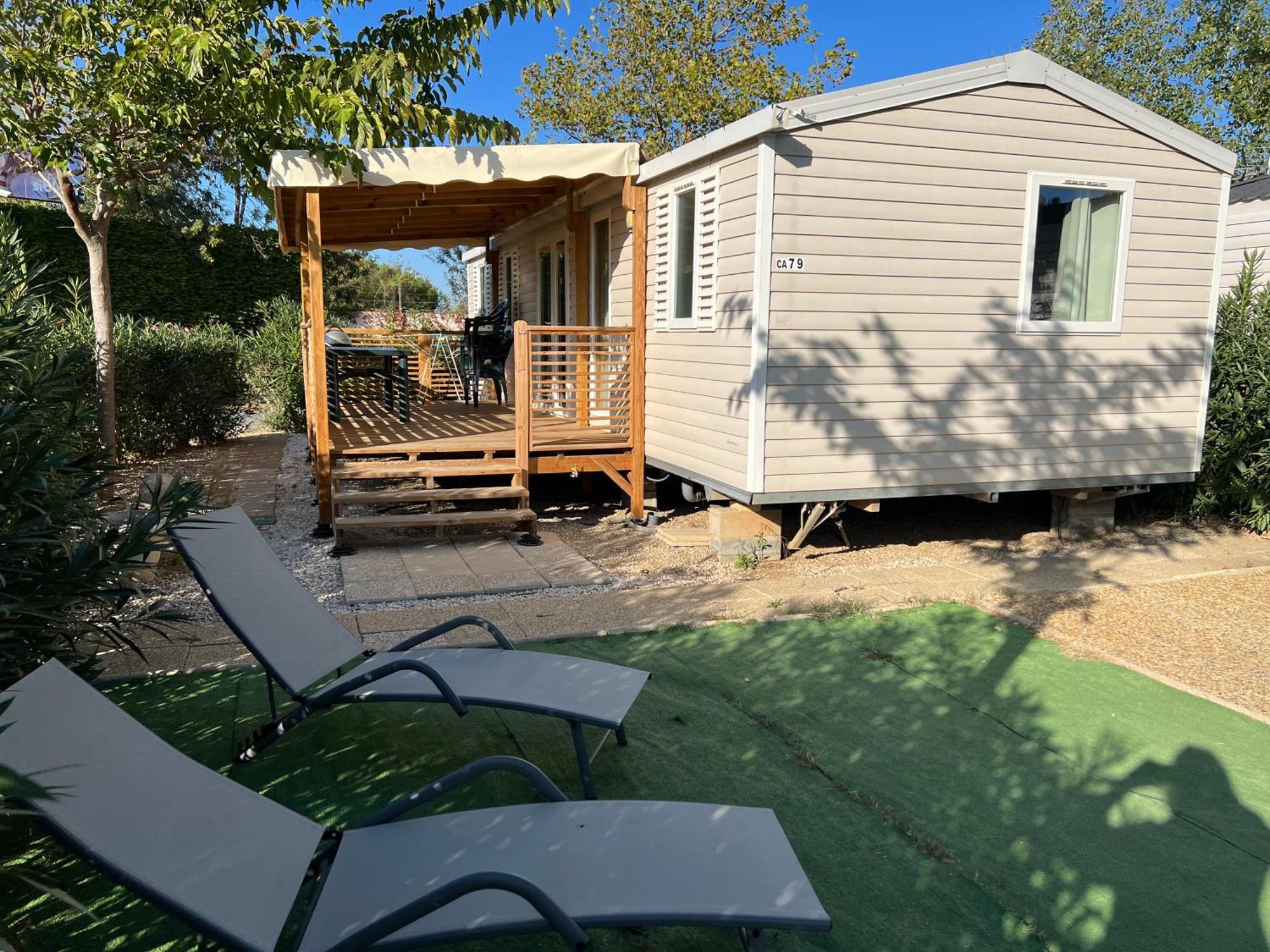 Mobilhome La Carabasse Vias Plage Dış mekan fotoğraf