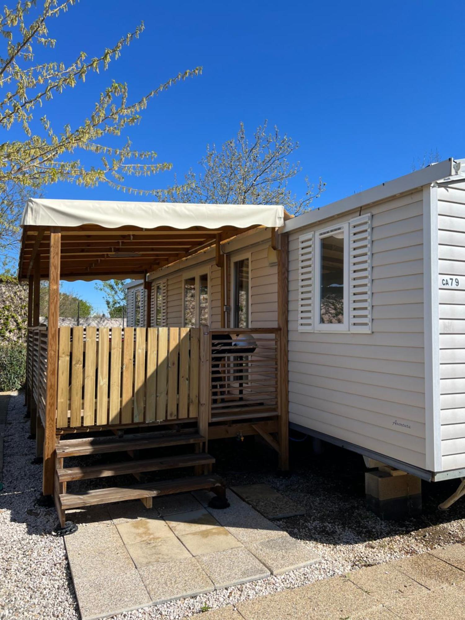 Mobilhome La Carabasse Vias Plage Dış mekan fotoğraf